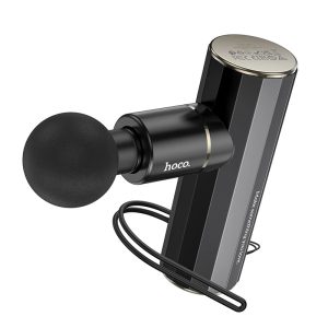 Hoco. HP50 Sessiz Mini Aliminyum Kablosuz El Masaj Aleti - Siyah