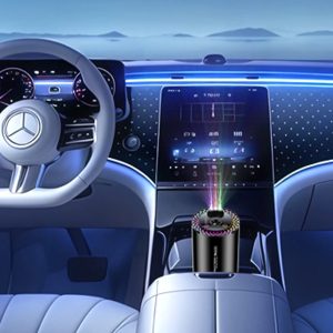 Yesido VC14 Araç İçi Işık ve Ambiyans ve Batartaryalı Özellikli Ultrasonik Aroma Koku Makinesi - Siyah