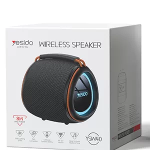 Yesido YSW40 BT 5.3 RGB Kablosuz Bluetooth Hoparlör - Siyah