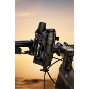 Hoco. H94 Feliz Motosiklet ve Bisiklet İçin Ayarlanabilir Şişe Tutucu - Siyah